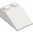 LEGO Blanc Pente 2 x 3 (25°) avec surface rugueuse (3298)