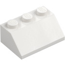 LEGO Blanco Con pendiente 2 x 3 (45°) (3038)