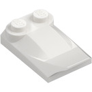 LEGO Blanc Pente 2 x 3 x 0.7 Incurvé avec Aile (47456 / 55015)