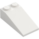 LEGO Bílá Sklon 2 x 4 (18°) (30363)