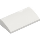 LEGO Bianco Pendenza 2 x 4 Curvo con tubi alla base (88930)