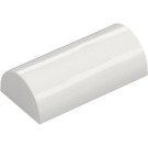 LEGO Blanco Con pendiente 2 x 4 Curvo con ranura (6192 / 30337)