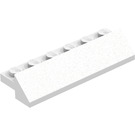 LEGO White Slope 2 x 6 x 0.7 (45°) (2875)