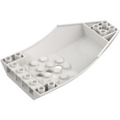 LEGO Blanc Pente 2 x 6 x 10 Incurvé Inversé (47406)