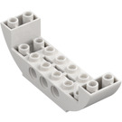 LEGO Blanco Con pendiente 2 x 8 x 2 Curvo Invertido Doble (11301 / 28919)