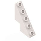 LEGO Bianco Pendenza 3 x 1 x 3.3 (53°) con Bottoncini su Pendenza (6044)