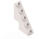 LEGO blanc Pente 3 x 1 x 3.3 (53°) avec Goujons sur Pente (6044)
