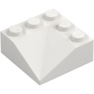 LEGO Weiß Schrägstein 3 x 3 (25°) Doppelt Concave (99301)