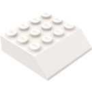LEGO Weiß Steigung 4 x 4 (45°) (30182)