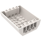 LEGO White Slope 6 x 8 x 2 Curved Inverted Double (45410)
