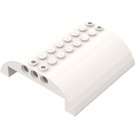 LEGO Blanc Pente 8 x 8 x 2 Incurvé Double (54095)