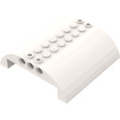 LEGO blanc Pente 8 x 8 x 2 Incurvé Double (54095)