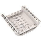 LEGO White Slope 8 x 8 x 2 Curved Inverted Double (54091)