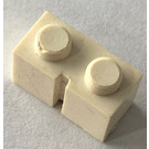 LEGO Blanco Slotted Ladrillo 1 x 2 (1 Ranura)