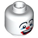 LEGO White Small Clown Head (Safety Stud) (14422 / 97083)