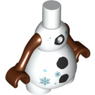 LEGO Weiß Snowman Torso mit Arme mit Sterne (62373)