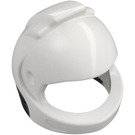 LEGO Blanco Casco espacial con Negro Neck Base (49663)