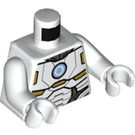 LEGO blanc Espacer Iron Man Minifig Torse (973 / 76382)