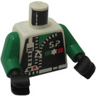 LEGO hvid Rumfart Politi 2 Chief - Kaptajn Magenta Torso (973)