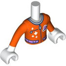 LEGO Wit Spacesuit Friends Torso (73161)