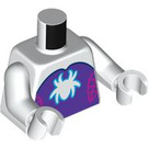 LEGO White Spider-Gwen Minifig Torso (973 / 76382)