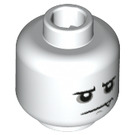LEGO White Spider Suit Boy Minifigure Head (Recessed Solid Stud) (3626 / 37780)