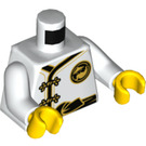 LEGO Bianco Spinjitzu Training Minifigure Busto (76382 / 88585)