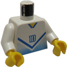 LEGO White  Sports Torso (973)
