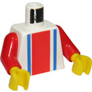 LEGO White Sports Torso No. 10 on Back (973)