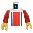 LEGO White Sports Torso No. 9 on Back (973)