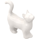 LEGO White Standing Cat with Long Thin Tail (6175)