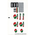 LEGO White Sticker Sheet for Set 3180 (89156)