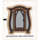 LEGO White Sticker Sheet for Set 4752 (49184)