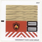 LEGO White Sticker Sheet for Set 60003 (12652 / 18005)