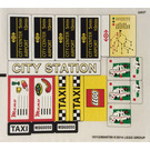 LEGO Wit Sticker Sheet for Set 60050 (15112)