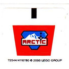 LEGO White Sticker Sheet for Set 6577 (72544)