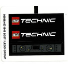 LEGO Wit Sticker Sheet for Set 8110 (96988)