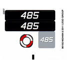 LEGO White Sticker Sheet for Set 8426 (96192)