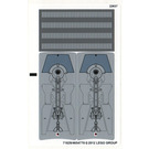 레고 White Sticker Sheet for Set 9490 (71829)