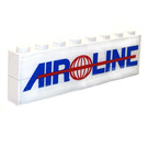 LEGO White Stickered Assembly from Set 6597 "Air Line"