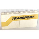 LEGO White Stickered Assembly of two Panel (4215) with Transport Sticker Left