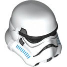 LEGO Wit Storm Trooper Helm met Dark Azure Vents (18289 / 30408)