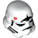 LEGO blanc Stormtrooper Casque avec rouge et Noir Markings (30408 / 45891)