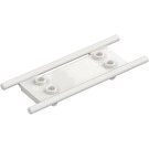 LEGO White Stretcher with Bottom Hinges (4714)