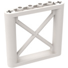 LEGO Bianco Support 1 x 6 x 5 Trave Rectangular (64448)