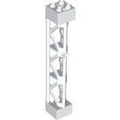 LEGO White Support 2 x 2 x 10 Girder Triangular Vertical (Type 4 - 3 Posts, 3 Sections) (4687 / 95347)