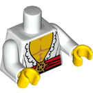 LEGO White Swashbuckler Minifig Torso (973 / 88585)