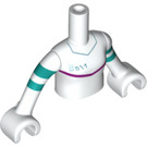 LEGO White Sweet Mayhem Friends Torso (35677 / 92456)