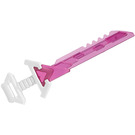 LEGO White Sword with Transparent Dark Pink Blade (65272)