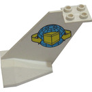 LEGO Weiß Schwanz Flugzeug mit Package Logo from set 6375 (4867)